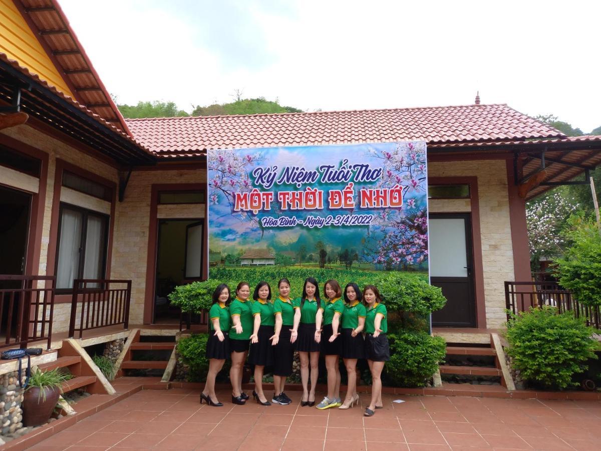 Mai Chau Xanh Bungalow Esterno foto