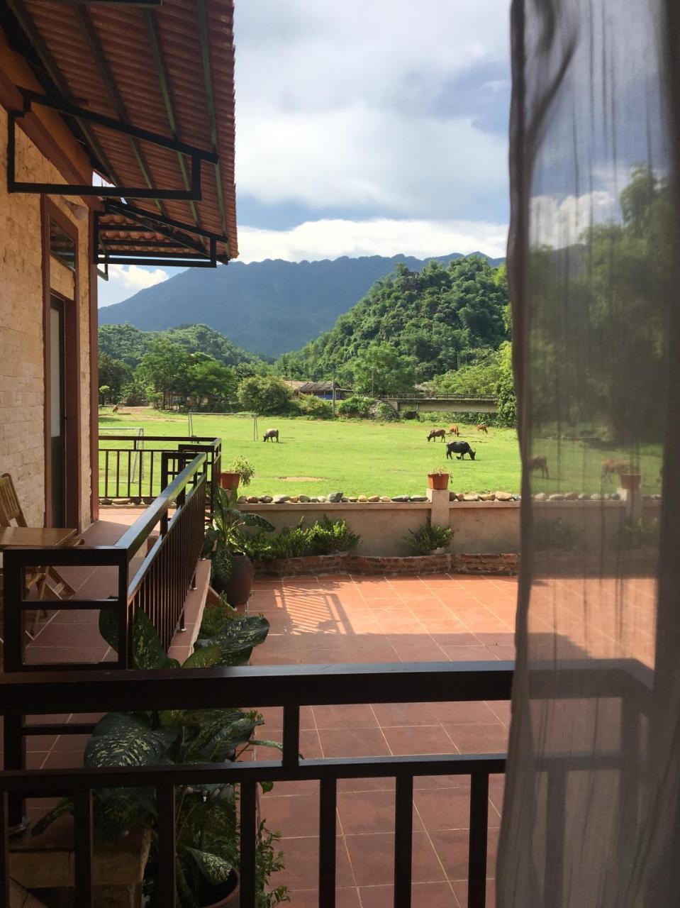 Mai Chau Xanh Bungalow Esterno foto